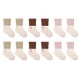 thumbnail image 1 of Calcetines de tubo medio a juego de colores para bebés de otoño e invierno, calcetines de dibujos animados sin hueso para bebés para niños pequeños, 1 of 5