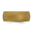 thumbnail image 3 of Solid Silicone Bronze Metallic 8.7mm Domed Plain Classic Wedding Band Ring Size 11, 3 of 4