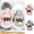 thumbnail image 2 of Bear Pattern Pet Hoodie Cute Hooded Sweatshirt for Dogs – Autumn Warmth & Style, 2 of 8