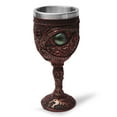 thumbnail image 5 of Copa de vino de fantasía mística The Eye of the Dragon, copa de vino con calavera, 17,5x7,5 cm, 5 of 5