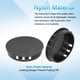 thumbnail image 3 of 30pcs tapones de agujero de plástico de nylon, tapones de agujero de tornillo redondo de 2" (50mm) para muebles de cocina en negro, 3 of 7