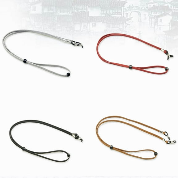 FOLOYORI 4Pcs Black Glasses Cord for Men 70cm