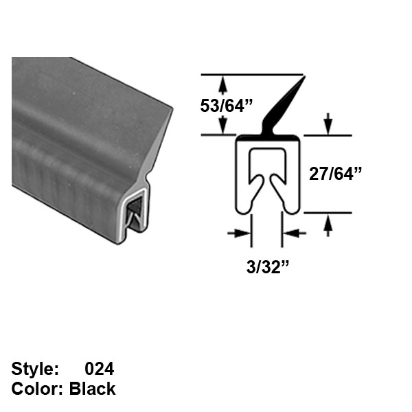 Water and Weather Resistant Rubber PushOn Seal with Rubber Wiper