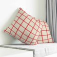 thumbnail image 3 of Yellow Buffalo Plaid Pillow Covers 20x20 Inch Decorative Throw Pillow Cover, Red Lines Grid Pattern Vintage Sofa Pillowcases Accent Cushion Case Home Decor Bedroom Living Room, 3 of 6