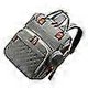 thumbnail image 3 of Adjustable Waterproof Travel Backpack - Grey, 3 of 5