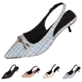 thumbnail image 2 of Women's Heel Sling Back Dress Shoe +Memory Foam Wide Widths Available, 2 of 8