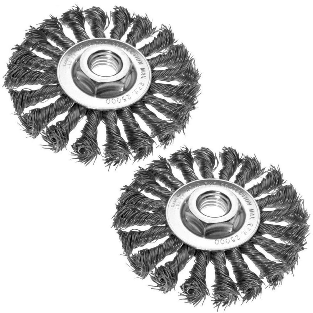 Katzco Rust / Paint Wire Wheel Remover Pack of 2 4 1/2"" Heavy Duty