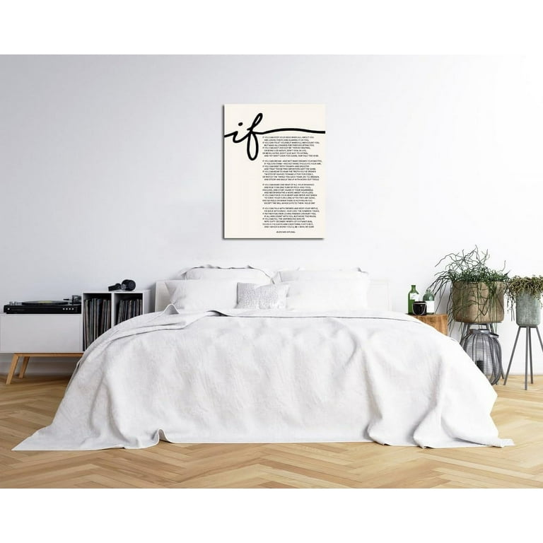 IF Poem Art Print IF Poem by Rudyard Kipling Art Print IF Poster If Poem Poster If Poem Print If Poem Wall Art If you can If by Kipling Poem (40cm x