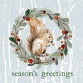 thumbnail image 2 of Loreth, Lanie 26x26 Black Ornate Wood Framed with Double Matting Museum Art Print Titled - Seasons Greetings, 2 of 4