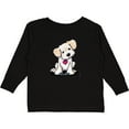 thumbnail image 3 of Inktastic Cream Doodle Pup Boys or Girls Long Sleeve Toddler T-Shirt, 3 of 5