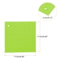 thumbnail image 2 of Unique Bargains 4pcs Silicone Trivet Pot Holder for Kitchen Heat Resistance Table Pad Trivet Placemats-Green, 2 of 5