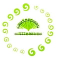 thumbnail image 1 of Maytalsory 54x Fashion Statement Premium Ear Gauges Expander Set For Stylish Ear Piercings Fluorescent Green, 1 of 6