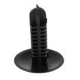 thumbnail image 4 of 5mm x 5mm Trou Dia Rivets en Plastique Noir Fixation Clips de Poussée 192 Pièces, 4 of 7