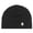 Black, variant on Unisex - Merino Wool - Lightweight Ridge Cuff Beanie - One Size - Black