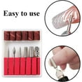 thumbnail image 4 of Nail Art Drill Treatments KIT Machine Electric File Buffer Bits Acrylics 6 File Pedicure Hands & Nails Repair with Black Storage Bag (110V US Plug), 4 of 8