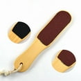 thumbnail image 5 of Double Sides Foot File Foot Rasp Pedicure Tools Feet Dead Skin Callus Remover Wooden Handle Foot Scrubber Sandpaper Foot Care, 5 of 7