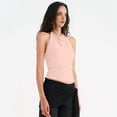 thumbnail image 4 of Women'S Casual Halter Neck Draped Front Open Back Tank Top Light Pink L, 4 of 8