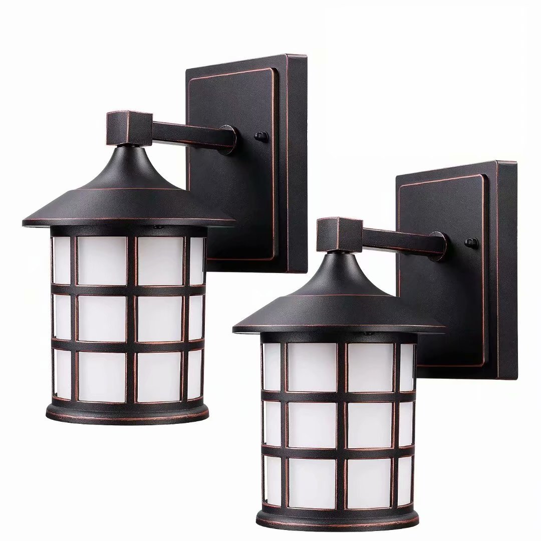 LEONLITE LED Outdoor Wall Light, 3000K, Pack of 2