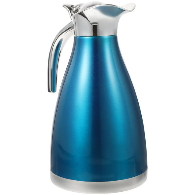 LEEYNEER1Pack Bouilloire Isolée en Acier Inoxydable Pot d'Eau 14.2x14.2x10.2po Capacité 1.5L pour Usage de Bureau