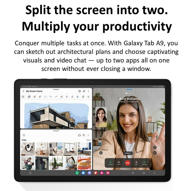 Samsung Galaxy Tab A9, 8.7-inch Display, 64GB Storage, 4GB