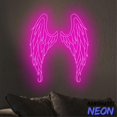thumbnail image 4 of Handmadetneonsign Angel Wings Neon Sign, Angel Wings Led Sign, Angel Wings Wall Art, House Wall Decor 90348, 4 of 5