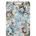 thumbnail image 1 of FMSHPON Beautiful Retro Style Flowers Clipboard Hardboard Wood Nursing Clip Board and Pull for Standard A4 Letter 13x9 inches, 1 of 5