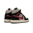 thumbnail image 3 of Jordan WOMENS AIR JORDAN 1 MID Womens "Black / Gym Red / College Grey" BQ6472 060 BQ6472 060 from Stadium Goods, 3 of 8
