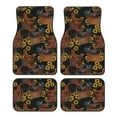 thumbnail image 1 of Kdxio Embroidery Chicken Rooster And Sunflowers Print Car Floor Mats Universal SUV Front Rear Floor Foot Mats 4-Piece Full Set with Non-Slip Rubber Backing Car Accessories for Most Cars, 1 of 7