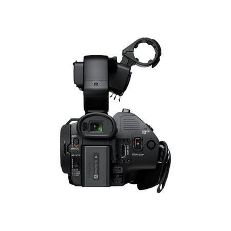 Sony - NXCAM 4K Compact HDR Camcorder with 1" Exmor sensor - Black