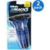 Gillette MACH3 Disposable Smooth Shave Razors 3 ct (Pack of 2)