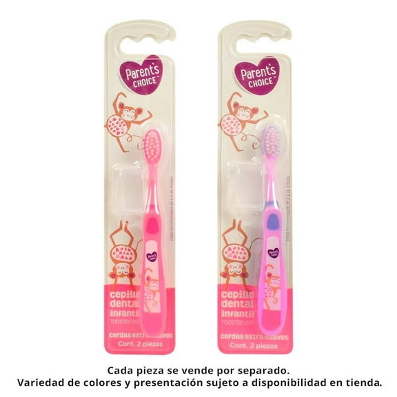 Cepillo dental Parent's Choice infantil con protector varios colores 1 pza