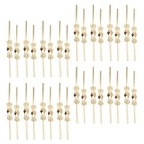 FELTECHELECTR Metal Bow Tie Beads 200Pcs Golden Chrome Clips 40mm for Hanging Crystals Lamp and Chandelier Accessories