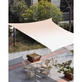 thumbnail image 3 of Sun Shade Sail 12x16Ft Dreamy Peach Pink and White Gradient Uv Block Sunshade Canopy Outdoor Shade Cover Rectangle Shade Cloth For Patio Garden Yard Deck Pergola, 3 of 6