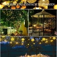 thumbnail image 2 of Outdoor Solar String Lights, 50 LEDs, 8 Modes, Crystal Balls, 2 of 5