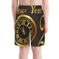 thumbnail image 3 of Cauagu 2025 New Year Print Swim Trunks for Men,Youth Boys Swim Shorts Compression Liner Beach Shorts Boys' Swimming Shorts 7-20 Years Bathing Suit-Small, 3 of 7