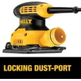 thumbnail image 4 of DEWALT Palm Sander, 1/4 Sheet (DWE6411K), Yellow, 4 of 13