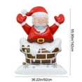 thumbnail image 3 of Christmas Inflatables Santa Claus on The Chimney Christmas Stockings Balloons,Christmas Decorations Outdoor/Indoor,Blow Up Santa Claus Yard Decorations for Yard/Lawn/Garden(Santa), 3 of 6