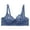Blue, variant on See Through Bra, Lace Bra, No Padding Bras for Women, Underwire Bras for Women, Mesh Bra, White 36