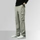 thumbnail image 2 of Pantalones holgados de algodón de talla grande para hombre, de color liso y cintura elástica, versátiles para el día a día y el trabajo., 2 of 7