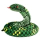 thumbnail image 3 of Muñeco de peluche de serpiente, divertido animal de peluche de serpiente de 39,37 pulgadas de largo. Verde, 3 of 9