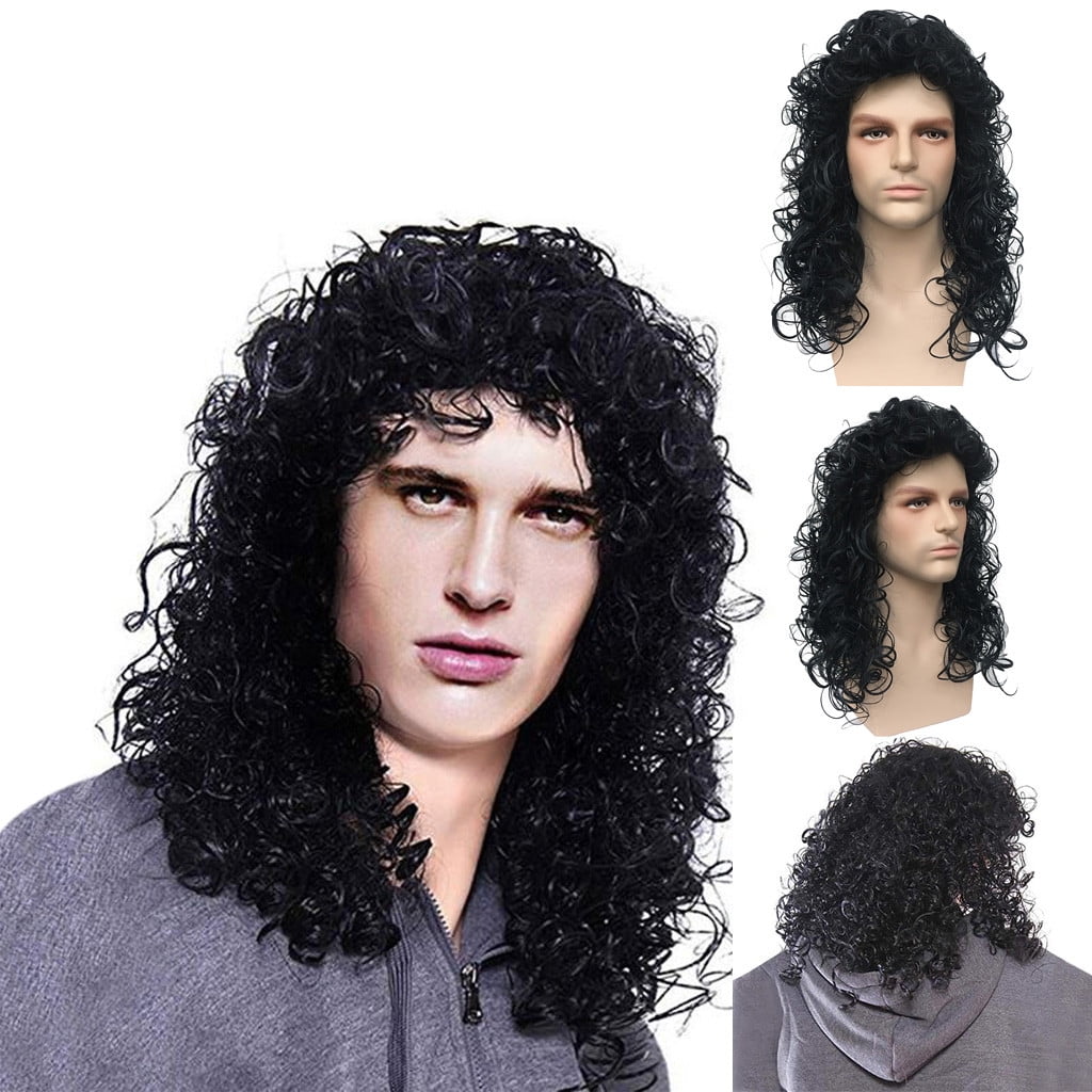 Black party wig hot sale