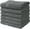 Grey, variant on Linteum Textile 20x40 Inch, 100% Cotton Hair Towels, White (12 Pack)