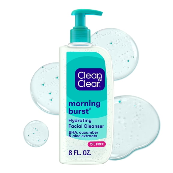 Clean & Clear Morning Burst Hydrating Face Wash with BHA, 8 fl. oz