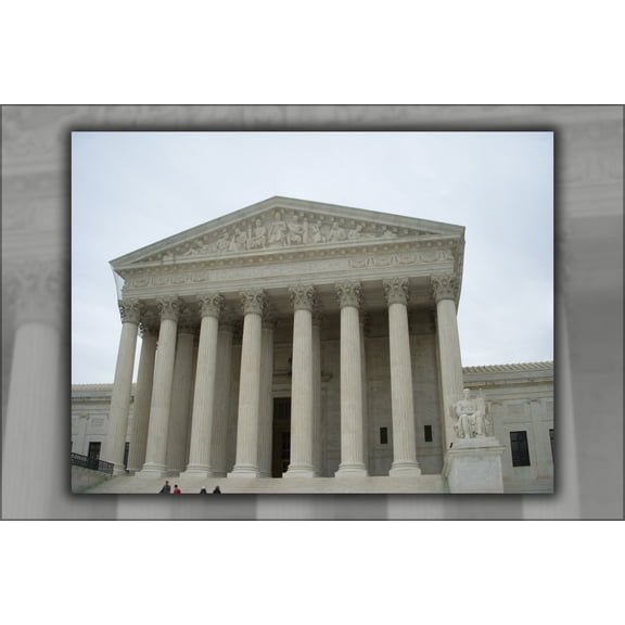 24"x36" Gallery Poster, Supreme Court Building in Washington, DC
