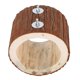 thumbnail image 3 of Nido de agujero para árbol de pájaros, juguete de madera Natural para mascotas pequeñas, escondite para hámster, ardilla, loro, 3 of 5