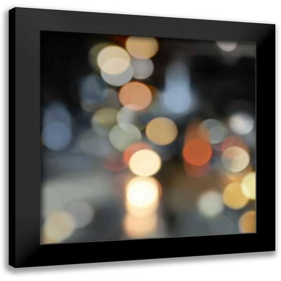 Carrigan, Kate 12x12 Black Modern Framed Museum Art Print Titled - City Lights II