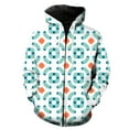 thumbnail image 1 of Sudadera con capucha de estilo étnico exótico retro para hombre, con cremallera, manga larga, estampado 3D, divertida, informal, estilo hip hop, unisex., 1 of 6
