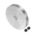 thumbnail image 3 of V-Type Pulley 8mm Bore 58mm Outer Dia Single Groove Aluminum Alloy for 3-5MM PU Round Belt, 3 of 5