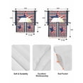 thumbnail image 6 of 4th of July Kitchen Curtains Sets 24 Inch Length with Valance, Independence Day American Flag Star Striped Swag Valances and Tiers Curtain Set Drapes Swag Curtains for Living Room, Bathroom, Bedroom, 6 of 6