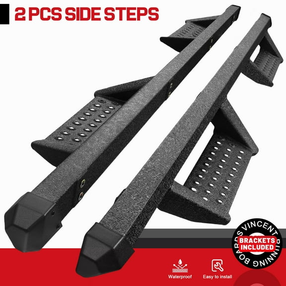 FOR 2007-2014 Toyota FJ Cruiser Running Boards 3" Black Side Step Nerf Bar BCKA